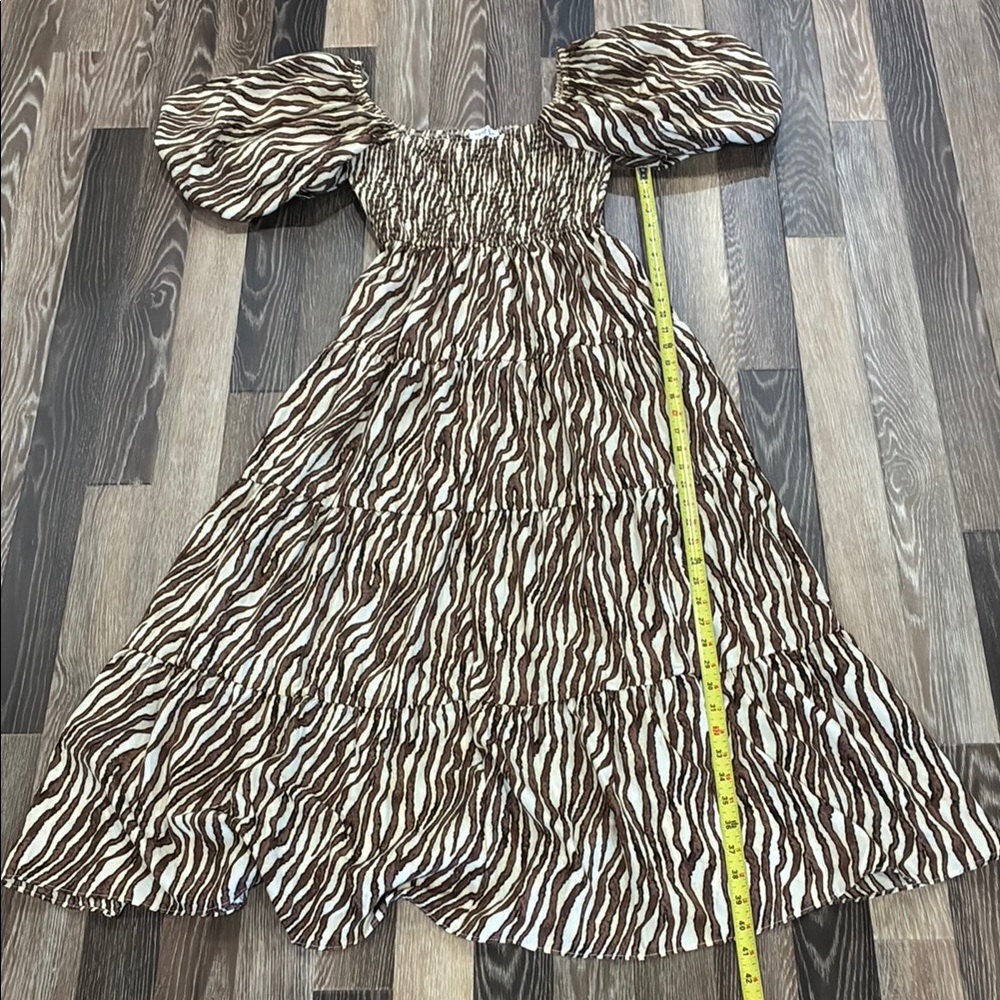 Vestique Zebra Print Maxi Dress. Size Small. - Picture 10 of 10